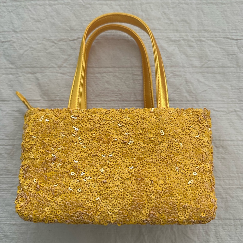 Edie Parker (Weedie Parker) Marigold Sequin Mini Bag